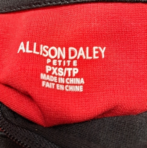 Allison Daley Red Embroidered Jacket With Black Cat Size XSP - Picture 7 of 9